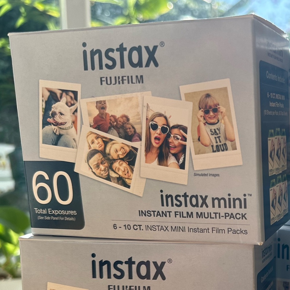 Fujifilm Instax Mini Instant Film Multi-Pack - 60 Exposures